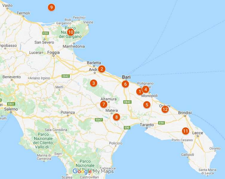 Puglia Tourist Map: Your Ultimate Guide to Exploring Southern Italy